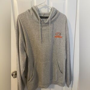 Dunbrooke Men’s Light Gray Hoodie with Orange Bears Logo Sports Illustrated XL